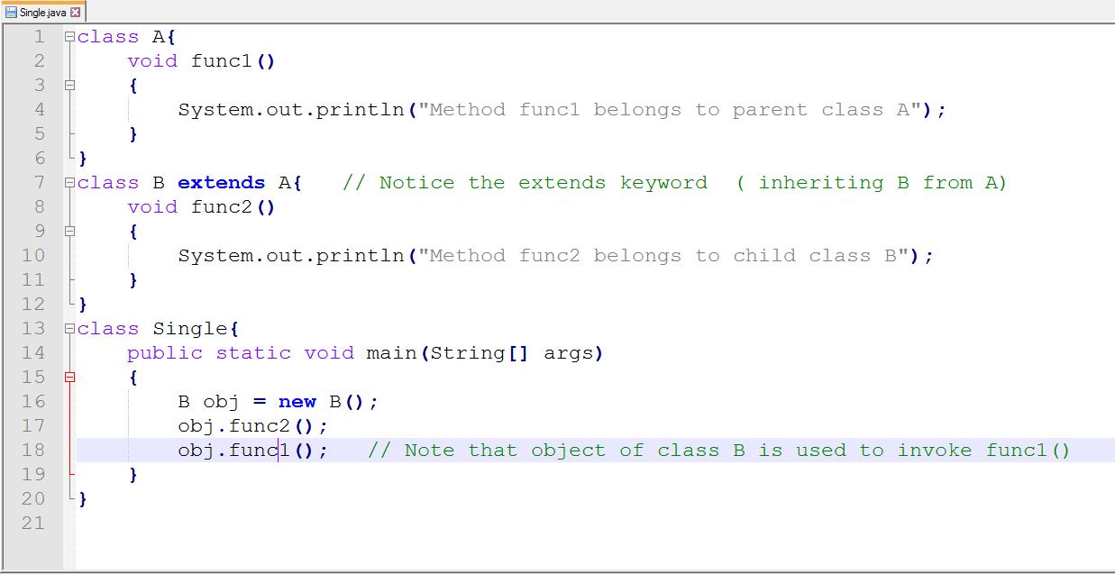 Inheritance in Java, Core Java Tutorial